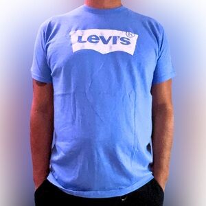 Levi’s Baby Blue Logo T-Shirt – Classic, Clean & Casual